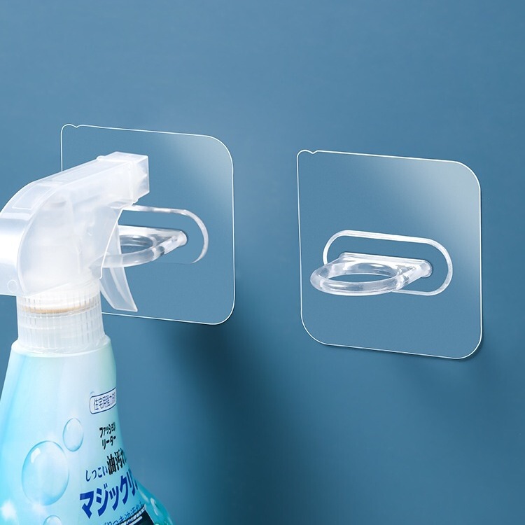 Ring Hook Multifunctional Strong Transparent Ring Hook Shower Gel Cleaner Storage Hanger Wall Hook Ring Hook Multifunctional Strong Transparent Ring Hook Shower Gel Cleaner Storage Hanger Wall Hook