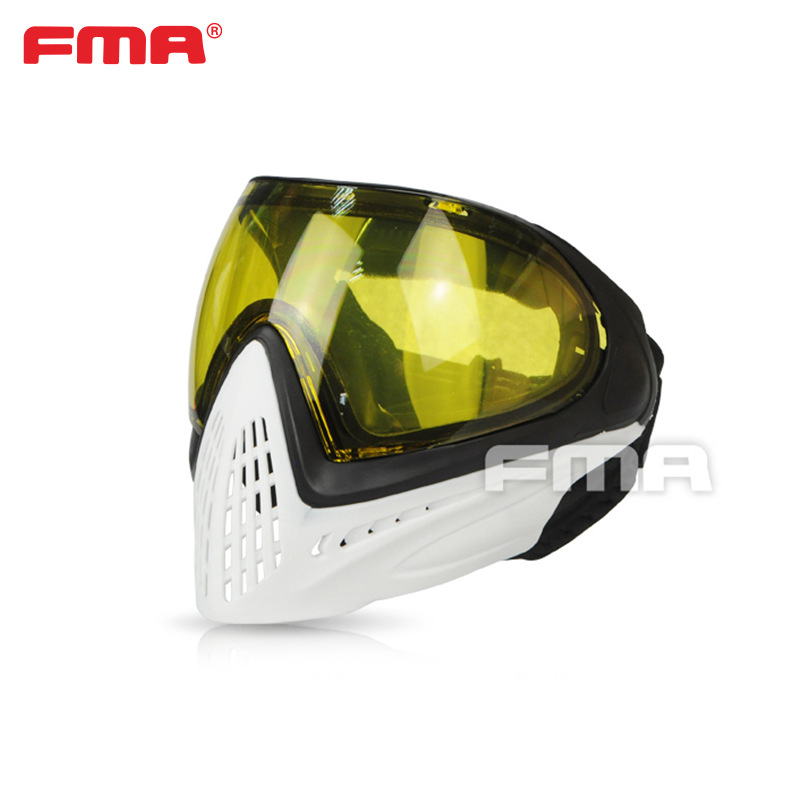 FMA F1全脸防护面罩双层镜片彩弹Paintball竞技运动团建FM-F0020