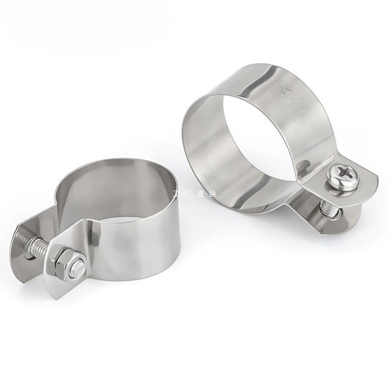 304不锈钢接地卡线管道接地卡箍管卡抱箍吊卡金属管卡R型线卡