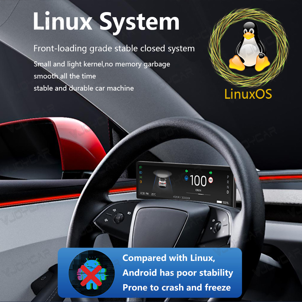 Suitable for Tesla Model 3/Y/Huanxin 3/Y Lcd Instrument Panel 8.8inch Ota Upgrade Multi-Function Dashboard