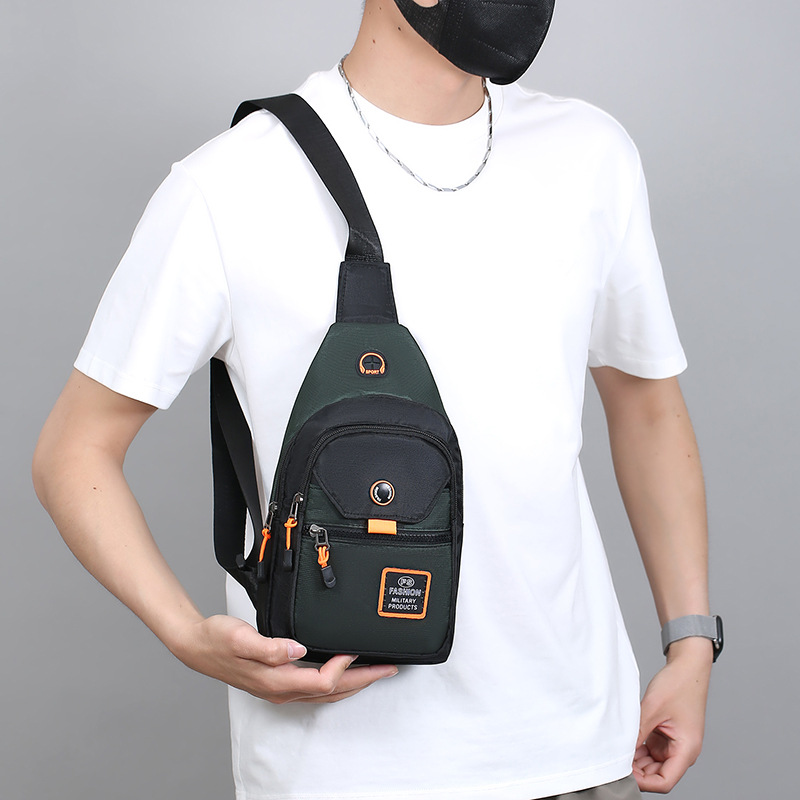 Bolso de pecho Bolso de hombre Bolso de mensajero de un solo hombro Bolso deportivo Bolso pequeño para hombre Mochila casual Riñonera Oxford Bolso pequeño para mujer
