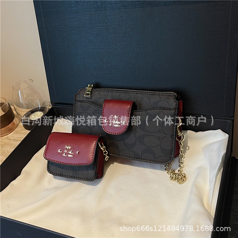 C家coa钱包中长款女款斜挎包时尚跨境单肩包迷你mini零钱夹口红包|undefined