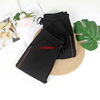 Spring trousers, trend of season, drawstring, high waist, for middle age