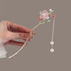 Retro classic Chinese hairpin, Hanfu, universal hair accessory with tassels, hairgrip, simple and elegant design