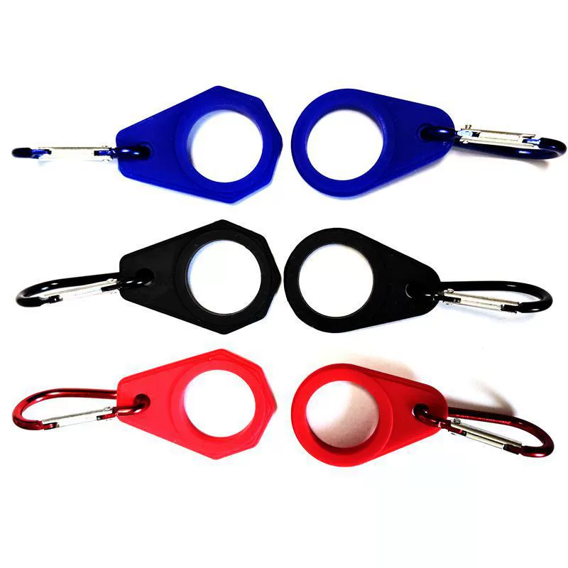 Фабрика оптовая минеральная бутылка подвесная пряжка силиконовая бутылка пряжка для альпинизма рюкзак для воды