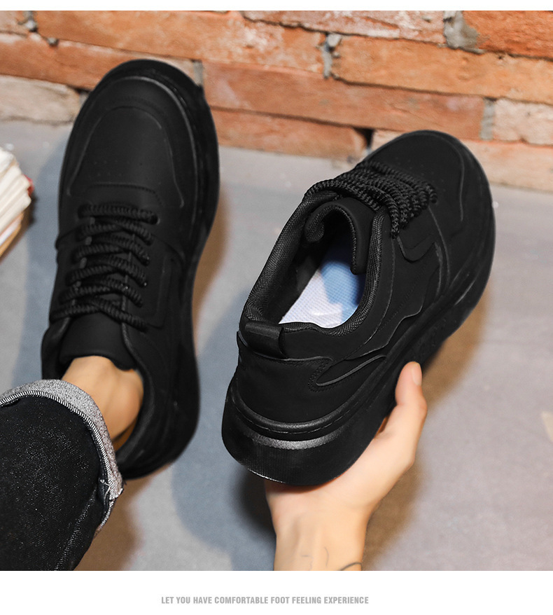 Scarpe da ginnastica da uomo primaverili, scarpe da lavoro resistenti all'usura, scarpe singole alla moda, scarpe casual versatili antiscivolo, scarpe da ginnastica semplici ed eleganti_voghion.com