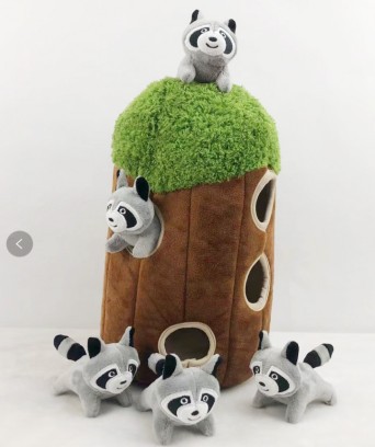 Amazon fuente árbol agujero Casa traje mascota perro escondite sonido de peluche de juguete creaking nido de gato en stock