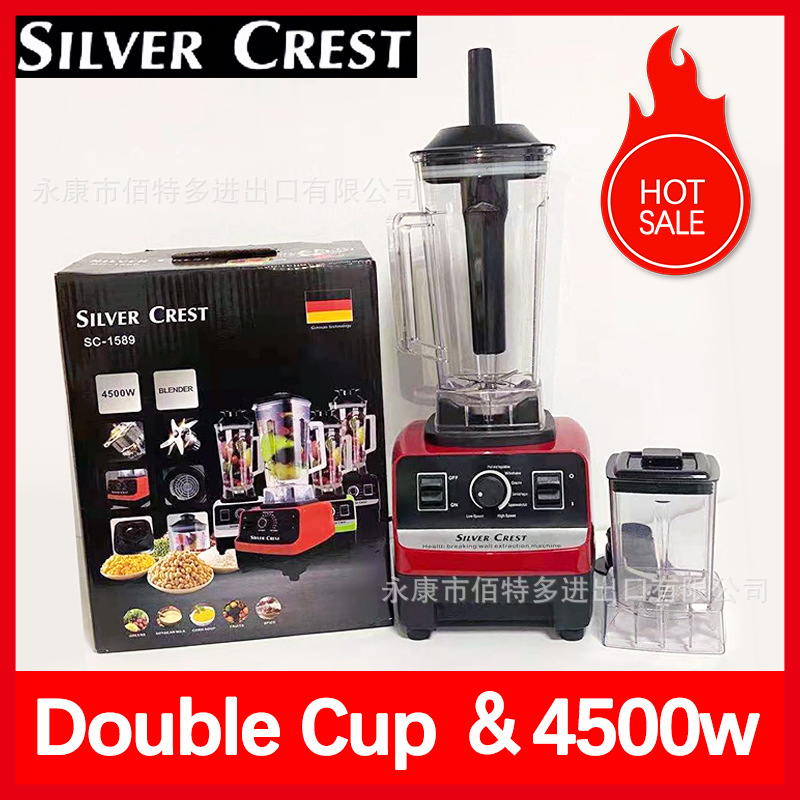 4500WSILVERCREST Doublecup Blender Doubl...