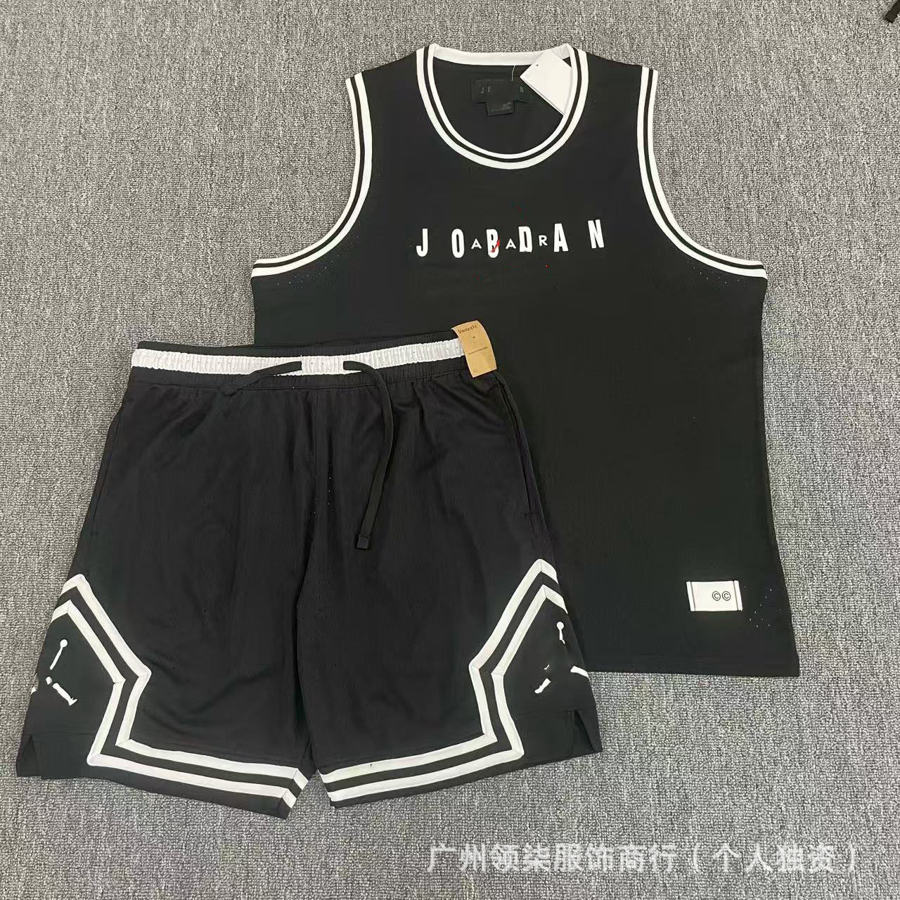 Nuevo chaleco de baloncesto deportivo Flying Man más pantalones cortos secado rápido transpirable relajado diario ocio correr chaleco deportivo image 12