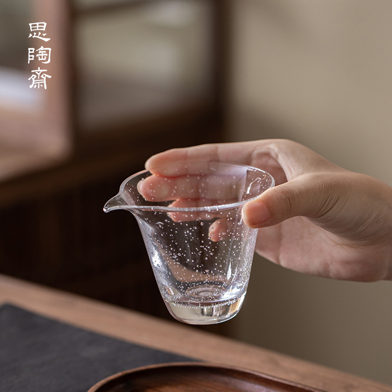 Glass Japanese tea cup for home use
