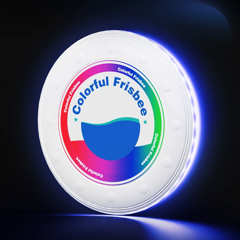 RGB портативный светодиодный фрисби фрисби уличная игра красочный подарок расслабляющая игра USB зарядка портативный ночник