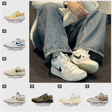 正品耐尅官aj男鞋stadium女鞋90蛇年限定头层真皮中帮莆田鞋纯原