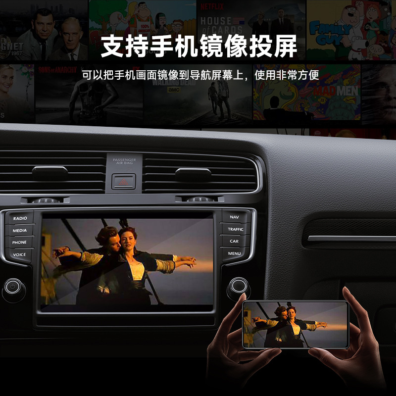 Wireless carplay Adapter Wireless Android Auto Wired to Wireless Car Navigation carplay Adapter