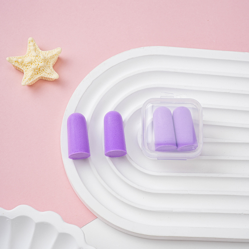 "Boxed" Earplugs - Purple