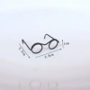 (2.8cm) mini glasses black
