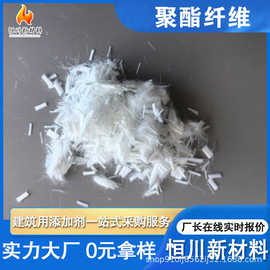 增强聚酯纤维造纸用涤纶短纤维 混凝土抗裂纤维聚酯纤维厂家直供