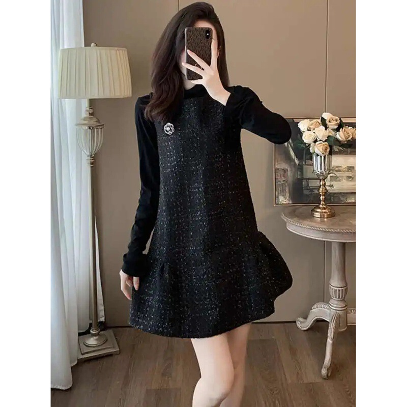 9217 Fashionable and Popular Classy Elegant Dress for Women Autumn 2024 New Sleeveless Loose Tutu Skirt Goddess Style