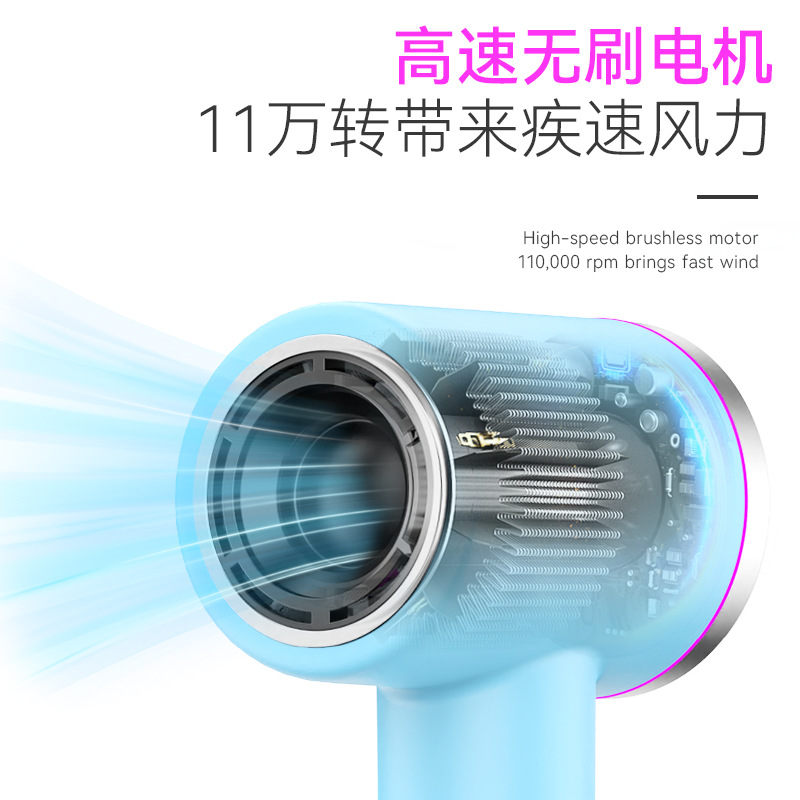 Kemei transfronterizo secador de cabello de alta velocidad doméstico de protección de iones negativos secador de cabello eléctrico de alta potencia secador de cabello de temperatura constante