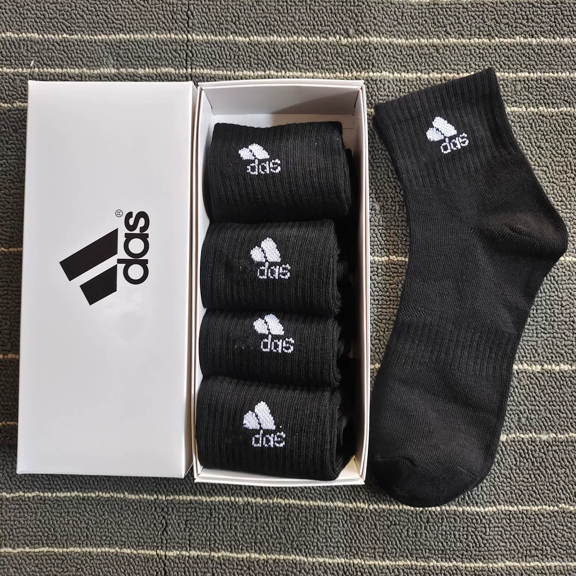 Гольфы (knee socks) Nike средней длины унисекс, смесовый/чесаный хлопок, дышащие, размеры 36–44