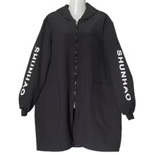 秋冬加绒加厚罩衣防脏防水工作服长袖围裙防风保暖迷彩罩衣可定制