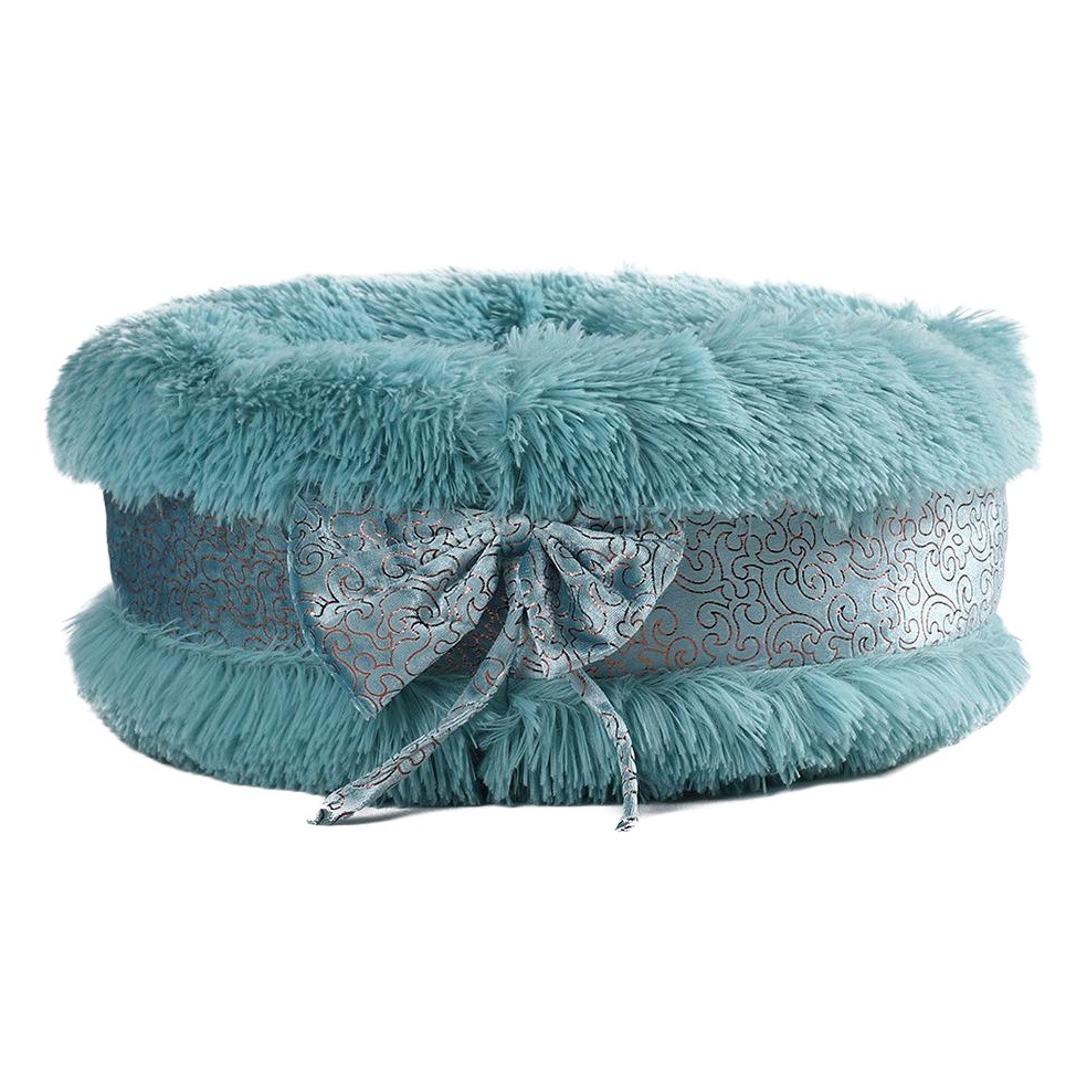 Gato nido invierno cálido arco redondo felpa lindo perrera gato nido semi-cerrado cama de perro suministros para mascotas