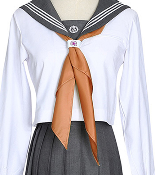 JK uniformes bufandas triangulares bufandas uniformes marineros bufandas universidades japonesas gran corbata marrón azul acuático