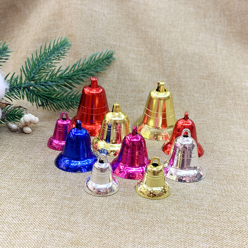 圣诞钟 米字钟 塑料铃铛配件 挂件 圣诞装饰品多规格选择厂家直销