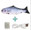 Cross -border electric fish teasing cat fish will beat fish USB electric fish cat toys swing tail jumping fish plush cat toy