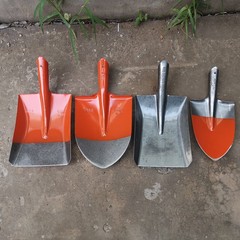 植樹挖野菜種花木柄園藝尖方鍬小鐵鏟鋼鍬釣魚鏟戶外全鋼小號鏟子