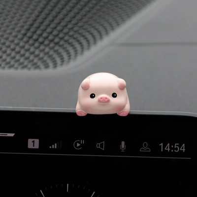 Party Mini Ornaments Computer Car ornaments - piggy-glue-included