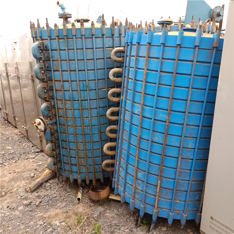 二手搪瓷片式冷凝器 搪瓷碟片式冷凝器 软连接多孔冷却换热设备
