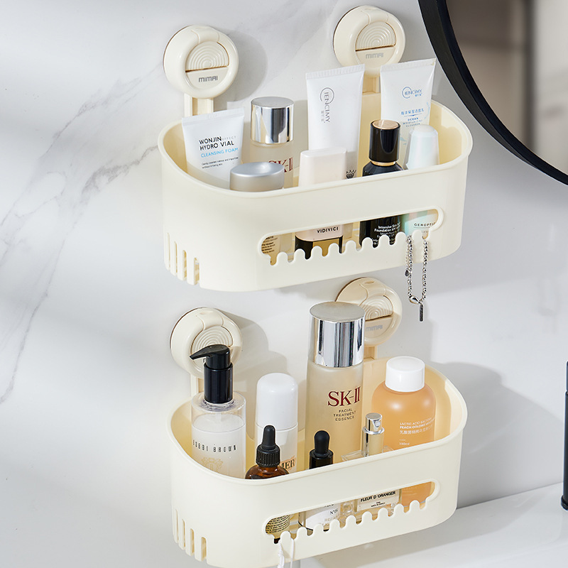 吸盤収納ラックバスルームバスルームキッチン収納ラックトイレタリー収納ラック|undefined
