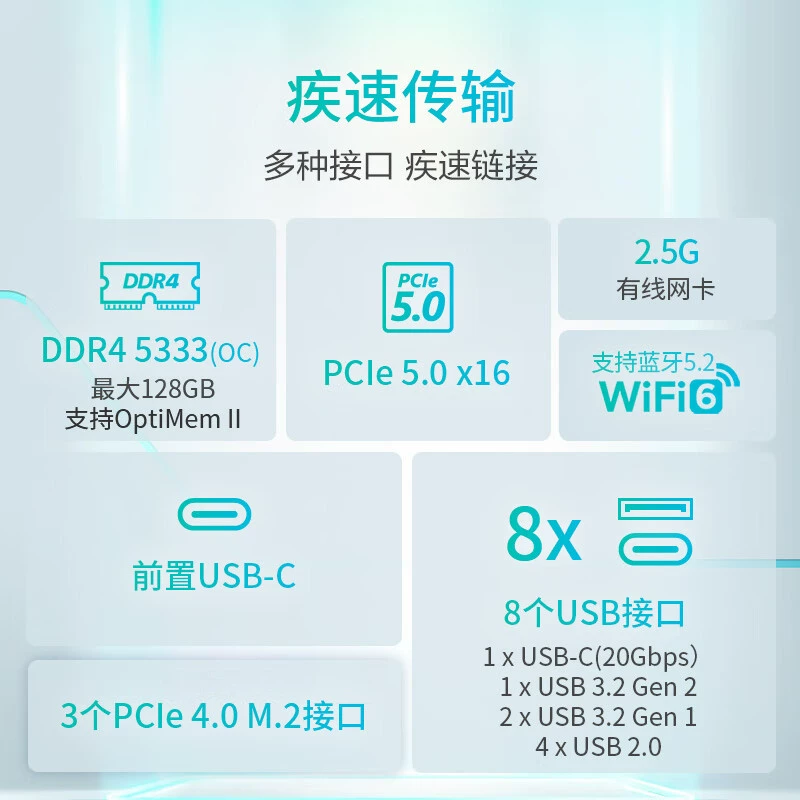 Материнская плата серии Master Prime Z790-P WiFi D4 поддерживает DDR4 (Z790/LGA 1700)