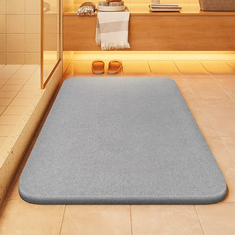 3d Illusion Bath Mat Soft Chenille Rug Non-slip Absorbent Quick Dry_voghion.com