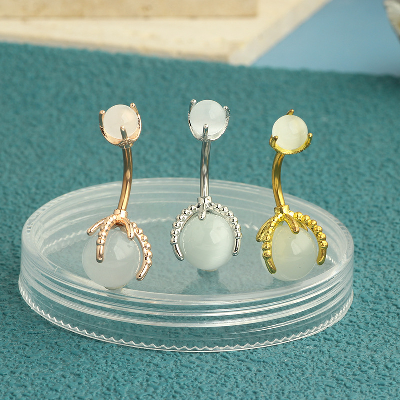 Labret piercing jewelry detail image