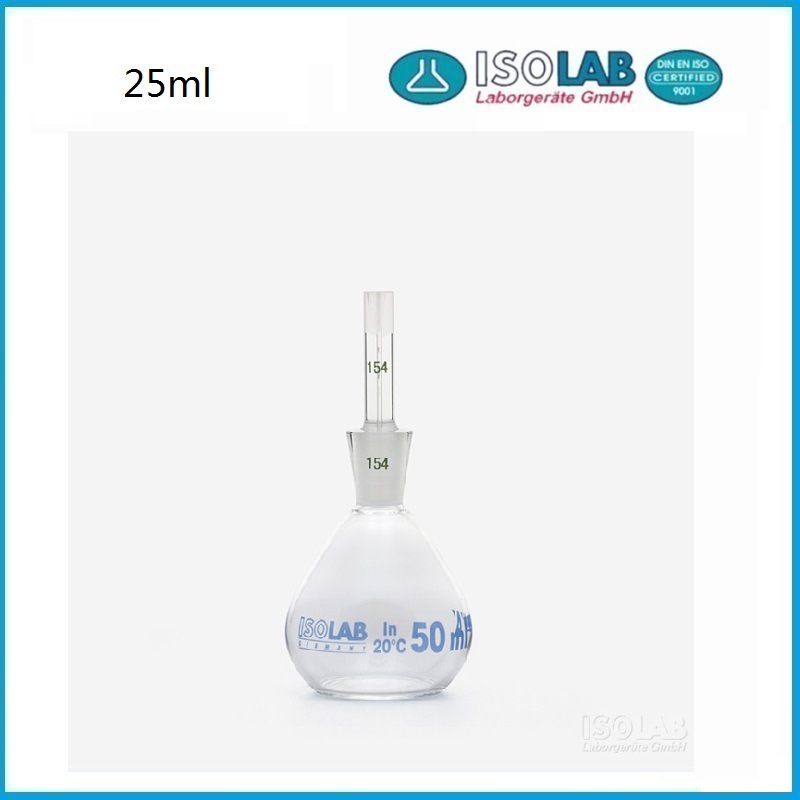 25ml未经校准密度瓶 023.01.025 ISOLAB品牌