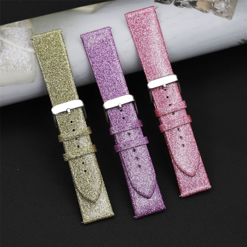 Glitter Strap Suitable for Samsung Galaxy Watch, Huawei Gt Watch, Waterproof, Women's Insins Style, Fashionable Model