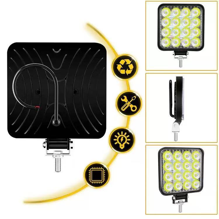 Car Led Spotlight 12V-80V Electric Vehicle Light Truck Reversing Light Tricycle Universal Waterproof Motorcycle Headlight