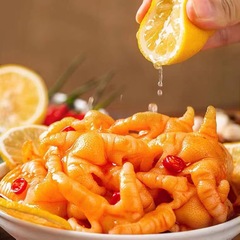 Xiao Lu's Boneless Chicken Feet Lemon Sour and Spicy Boneless Chicken Feet 72g Boneless Ready-to-Eat 105g 210g
