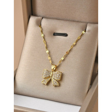 J 45059 Zircon Pendant Necklace �ʯ��׹�������羳����ͨ
