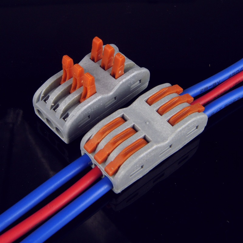 SPL-3三位多功能电线连接器快速接线端子对接头
