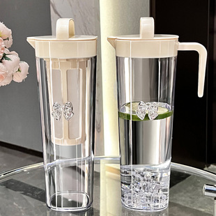 Cool Boiled Water Kettle, Water Storage Cold Water Kettle, Household High Temperature Resistant and Fall Resistant Bubble Tea Lemon Juice Cold Water Kettle, Commercial