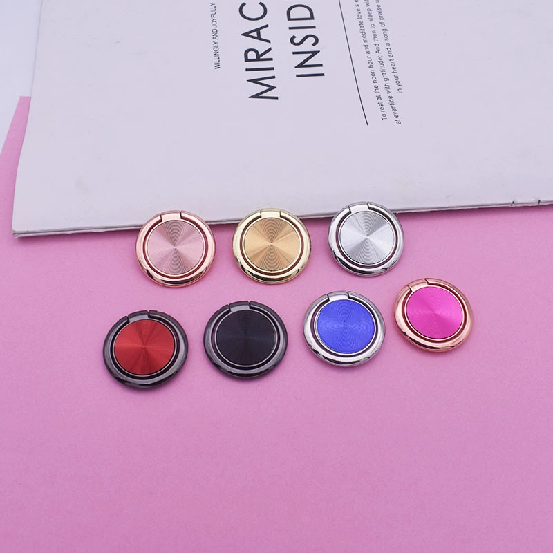 Креативный мобильный телефон Настольный компакт-диск с рисунком пальца кольцо кронштейн металлическая пряжка для мобильного телефона тонкий круглый ленивый кронштейн автомобильное магнитное всасывание