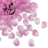 Zhuohui Czech glazed petals 10*12 small round plum blossom ancient style hair 簪 jewelry DIY accessories materials