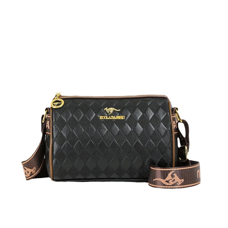 Nuevo bolso de almohada texturizado bolso de mujer Boston retro gran capacidad versátil bolso de hombro de moda versátil