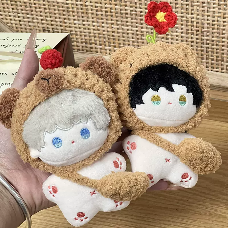 娃衣10cm玩偶海星体自嘲熊通用玩偶服diy配饰小礼品挂件手工钩针