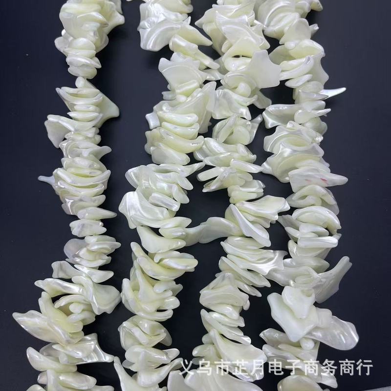 马蹄螺贝壳16-20MM大号浪漫 不规则隔片DIY发饰项链手链配件批发|undefined
