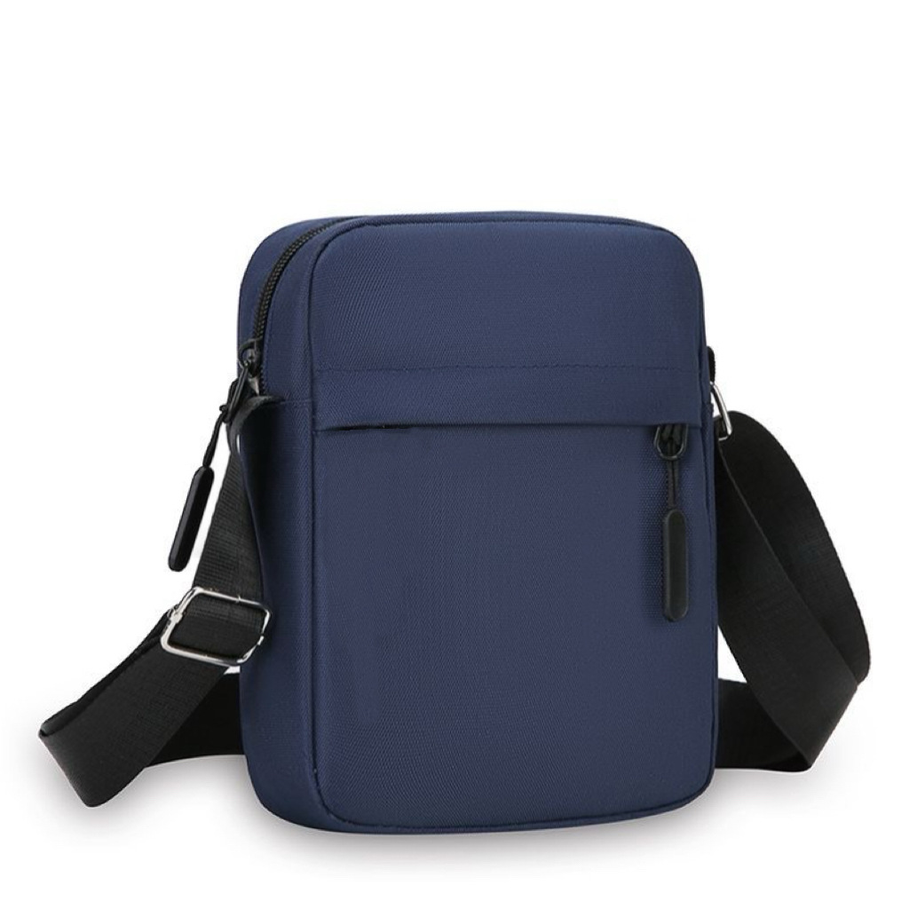 Summer Men's Crossbody Bag Waterproof Oxford Cloth Shoulder Bag Multi-Compartment Universal Phone Waist Bag Backpack Small Single Shoulder Bag