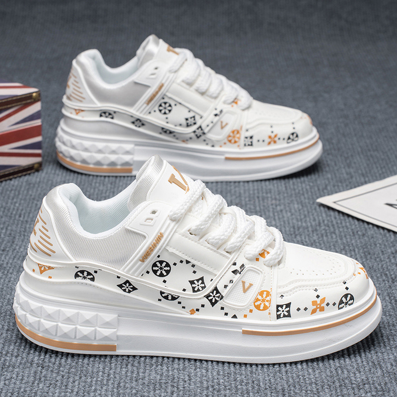 Zapatillas de deporte de alta gama, nuevo estilo de verano, zapatos blancos de moda transpirables, estilo explosivo transfronterizo, celebridades de Internet, el mismo estilo, zapatos de moda para estudiantes