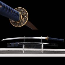 龙泉华影剑龙泉宝剑百炼花纹钢手工锻打手工研磨冷兵器未开刃
